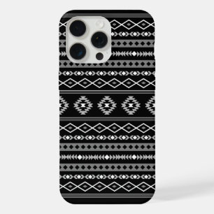 Aztec blanc gris noir Motifs mélangés Motif