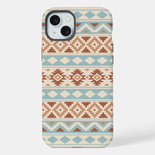 Aztec Essence Ptn III b Crème Terracottas Bleues