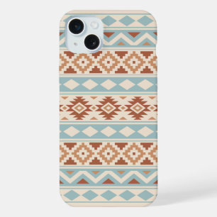 Aztec Essence Ptn III b Crème Terracottas Bleues