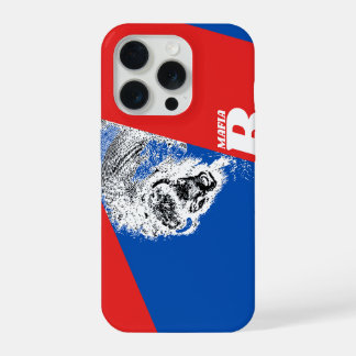 B Mafia – Blue & Red Buffalo Football Fan iPhone C