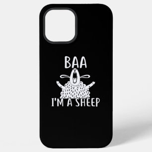 Coque iPhone 12 Pro Max Baa je suis un mouton Cadeau pour propriétaire d