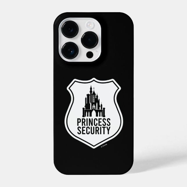 Coque iPhone Badge Disney Castle | Princess Security (Verso)