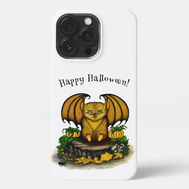 Coque iPhone Bat d'Halloween mignonne (Verso)