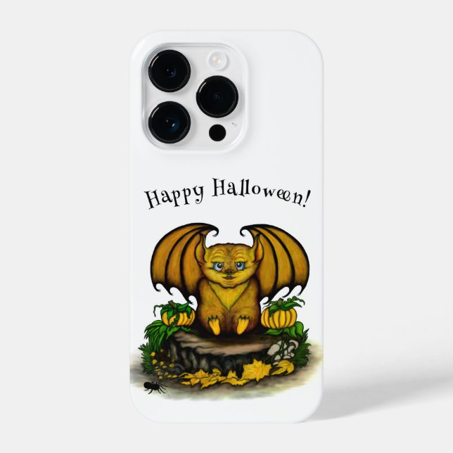 Coque iPhone Bat d'Halloween mignonne (Verso)