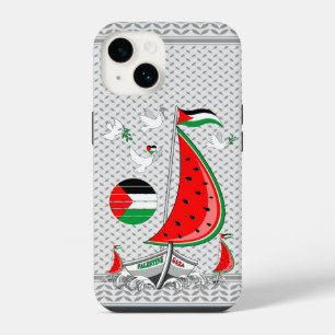 Coque Pour iPhone 14 Bateaux de la Flottille de la Liberté Mondiale à G