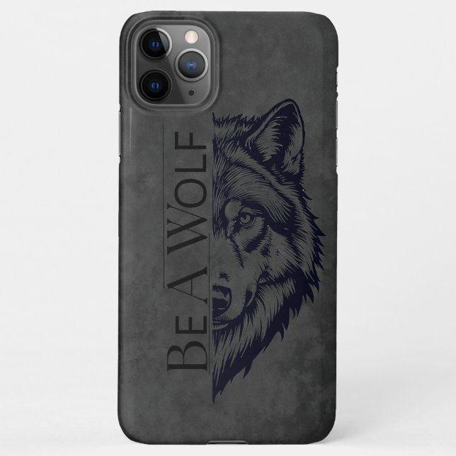 Coque iPhone Be a wolf (Dos)