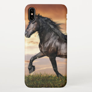 Coque iPhone XS Max Beau Cheval Noir