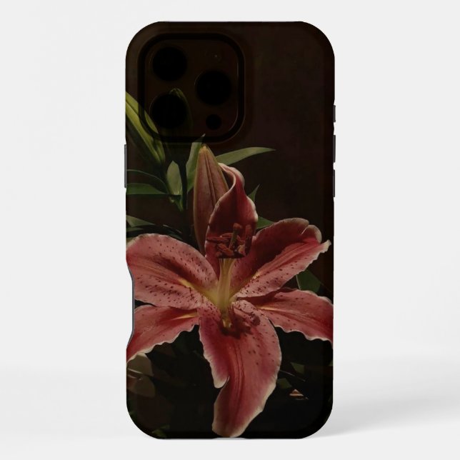 Coque iPhone beau lys (Verso)