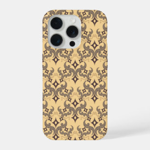 Beau motif ethnique de Damas pointillisme