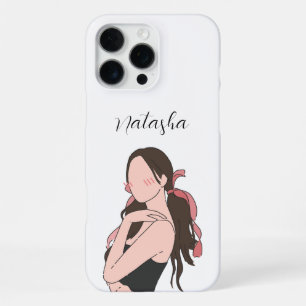 Coque iPhone 16 Pro Max Beauté esthétique fille personnalisable
