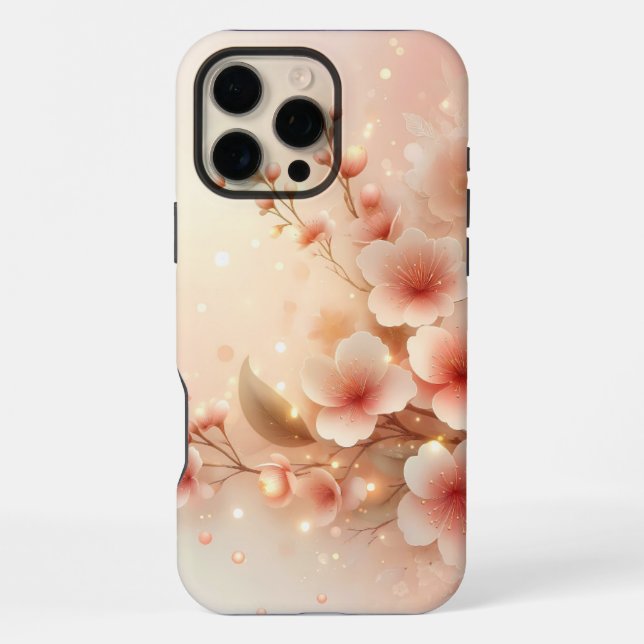 Coque iPhone Beaux motifs floraux (Verso)