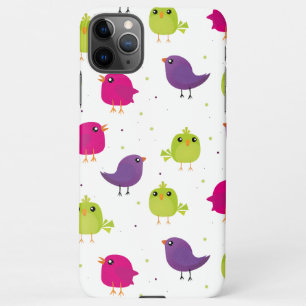 Coque iPhone 11Pro Max Beaux oiseaux colorés