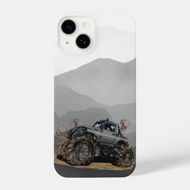 Coque iPhone Big Monster truck Off Road Adventure Mud Bogging (Verso)