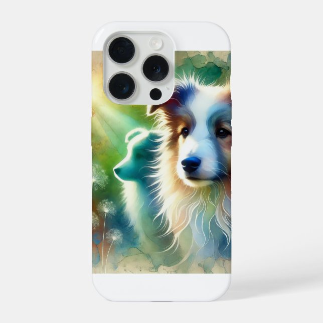 Coque iPhone Billy dog 240624AREF116 - Watercolor (Verso)