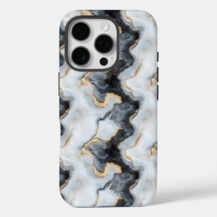 Coque iphone Black Gold et Marbre blanc