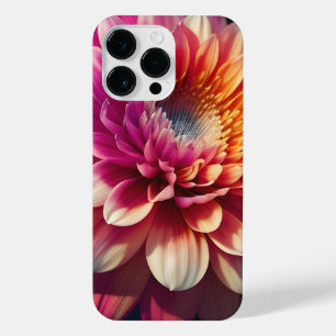 Coque Pour Pour iPhone 14 Pro Max Blanc Orange Jaune Rose Violet Bleu Dahlia Fleur