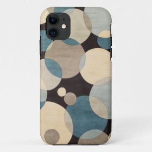 Coque iphone bleu bulle