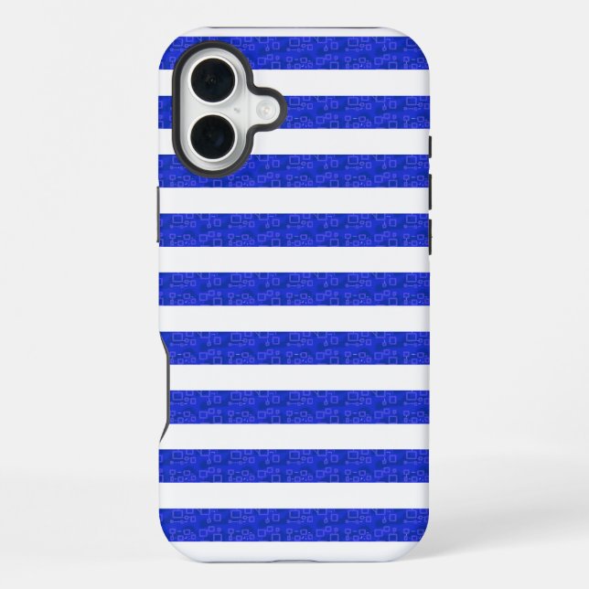 Coque iPhone Bleu Chic (Verso)