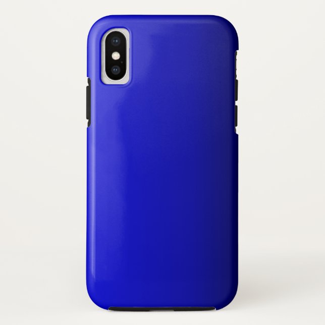 Coque iphone bleu Cobalt électrique (Dos)