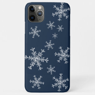 Coque iphone bleu Crystal Snowflakes