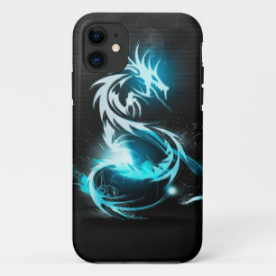 Coque iphone bleu de dragon