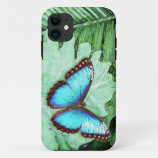 Coque iphone bleu de Morpho