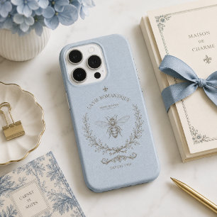 Bleu français vintage abeille Campagne française