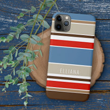 Bleu Nautique Beige Brown Rouge foncé Blancs