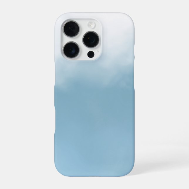 Coque iPhone Blue Cloud Aesthetic Phone Case (Verso)