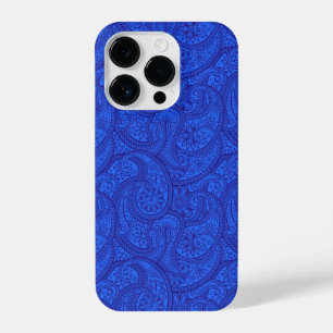 Coque Pour iPhone 14 Plus Blue Paisley