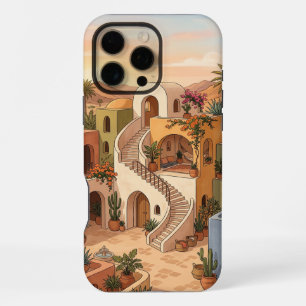 Coque iPhone 16 Pro Max Boho Terracotta Étui pour iPhone 16 Pro Max   Maro