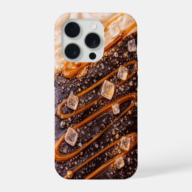 Coque iPhone Boisson froide avec mousse inspirée des vibes de c (Verso)