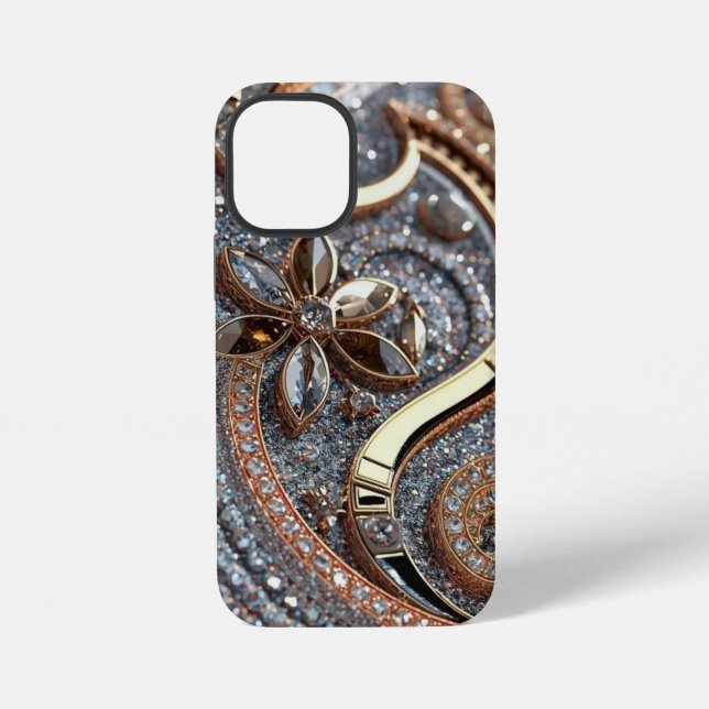 Coque iPhone Boîtes de téléphone de luxe et de verre (Verso)