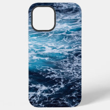 boîtier de téléphone bleu mer