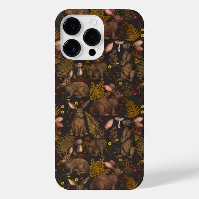 Coque iPhone Boîtier de téléphone de lapins (Verso)