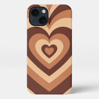 Etui iPhone 13 Boîtier de téléphone du dernier coeur