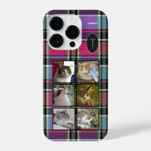 Coque Pour iPhone 14 Plus Boîtier de téléphone portable photo - Plaid - HAMb