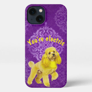 Etui iPhone 13 Boîtier de téléphone pour chien de caniche fantais