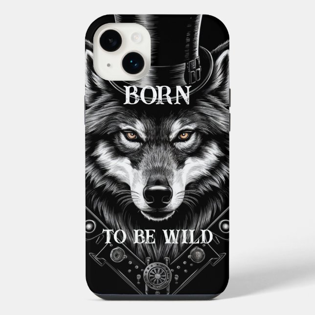Coque iPhone Boîtier de téléphone Wolf (Verso)
