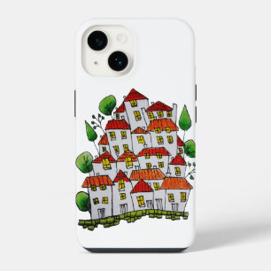 Coque Pour iPhone 14 Boîtier iPhone 14 (Doodle - Dessiné à la main)