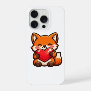 Boîtier iPhone Cœur de Renard Mignon – Renard Kawa