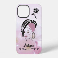 Boîtier Iphone Reine Africaine Personnalisé