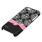 Boîtier pour iPhone 5C, noir et blanc Girly