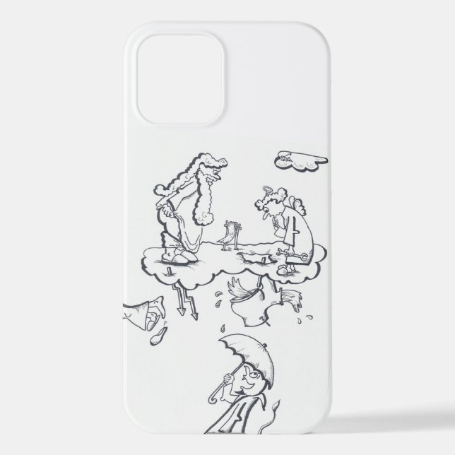 Coque iPhone Boîtier Satire-Phone iPhone 12 (Verso)