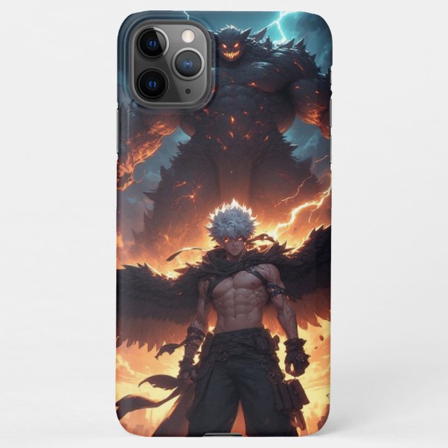 Coque iPhone Boîtier téléphonique Anime (Dos)