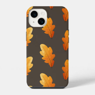 Coque Pour iPhone 14 Boîtier téléphonique avec feuilles d'automne