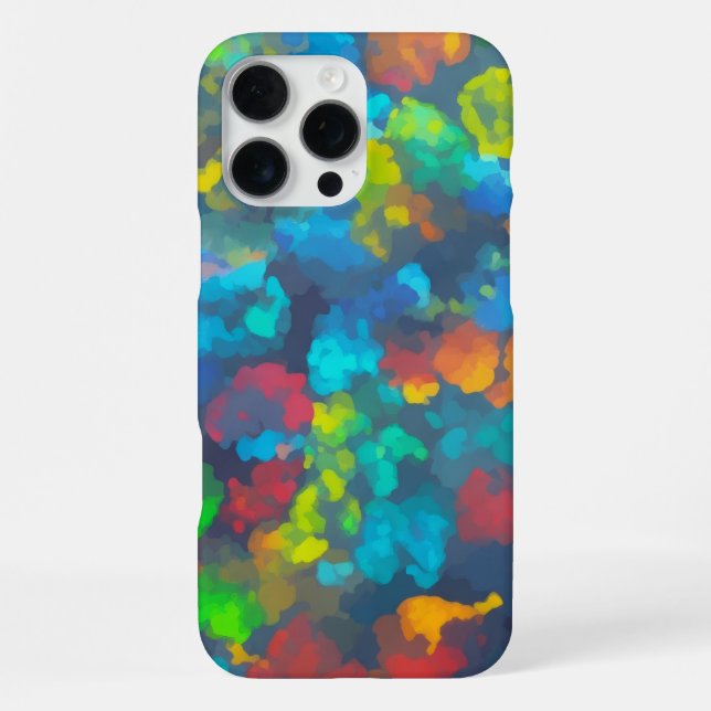 Coque iPhone Boîtier téléphonique bleu Opal (Verso)