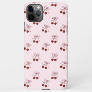 Coque iPhone 11Pro Max Boîtier téléphonique Coquette Ribbon Bows and Cher