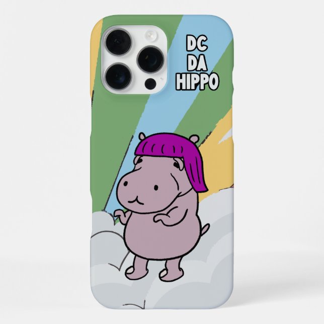 Coque iPhone Boîtier téléphonique - DC Da Hippo (Verso)