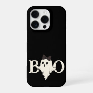 Coque iPhone 16 Pro Boîtier téléphonique d'Halloween mignon - Fantôme 